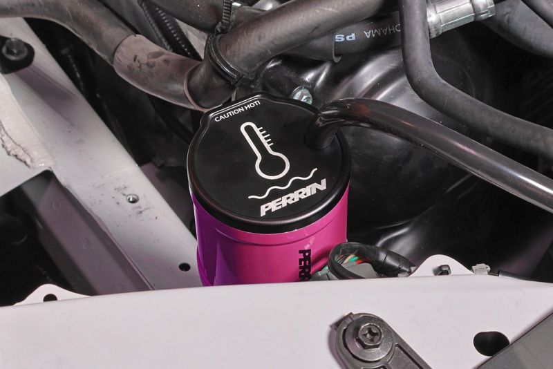 Subaru WRX Coolant Overflow Tank - Perrin Performance - Perrin Performance - Hyper Pink - `02-`25